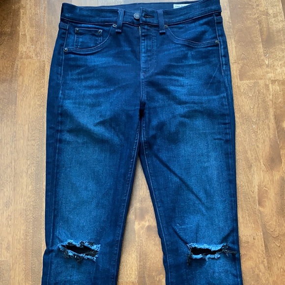 Rag & Bone 10 Inch Skinny Jeans Mojave sz 28 - Picture 3 of 8